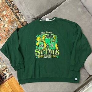 UNIVERSITY OF ROLLA MSM 2019 ST PAT’s DAY ST PATRICKS DAY SWEATSHIRT SZ 3XL